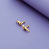 Traditional Peacock 925 silver earring